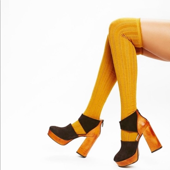 Free People Shoes - Free People Luxor Platforms Suede Shoes